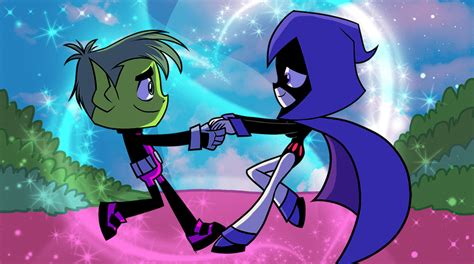 raven and beastboy